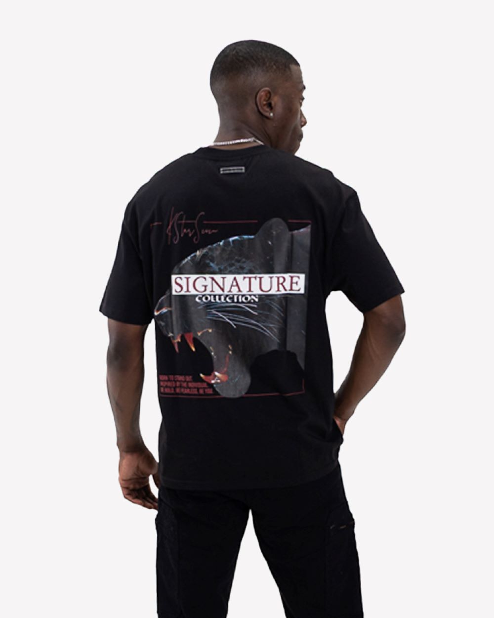 KLEVAS CM FANG TEE BLACK