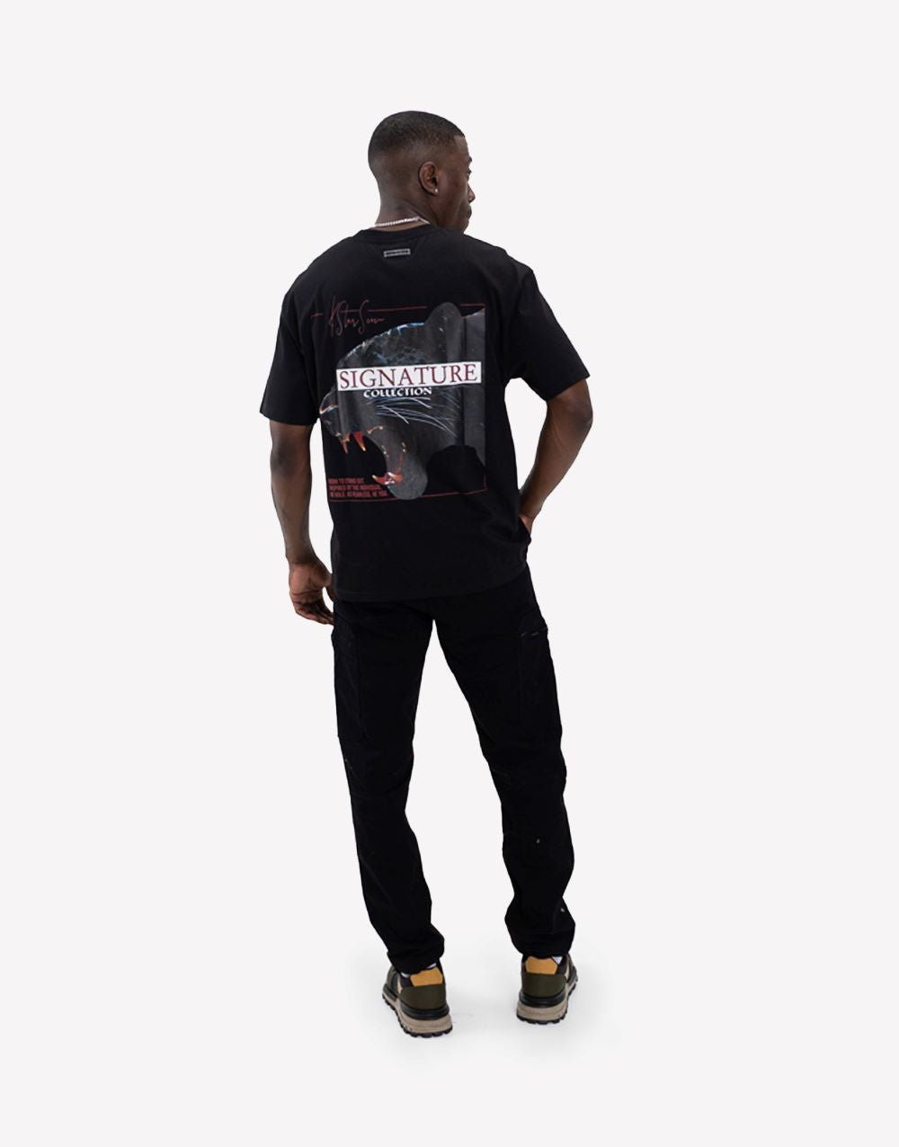 KLEVAS CM FANG TEE BLACK