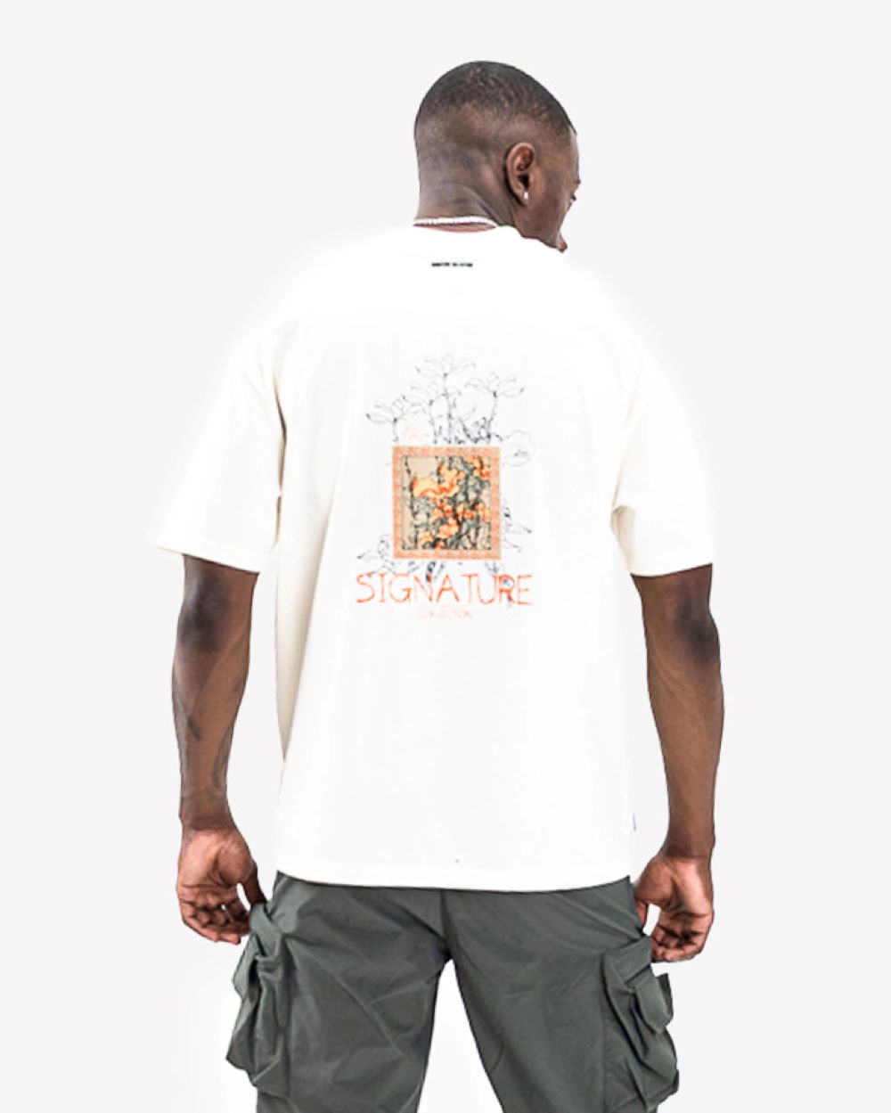 KLEVAS CM TULIP TEE OFFWHITE
