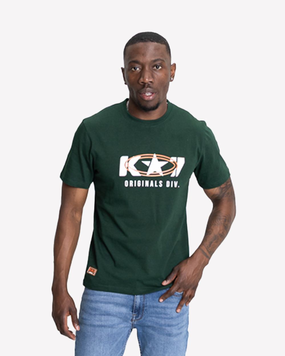 KLEVAS CM VADER TEE BOTTLE GREEN