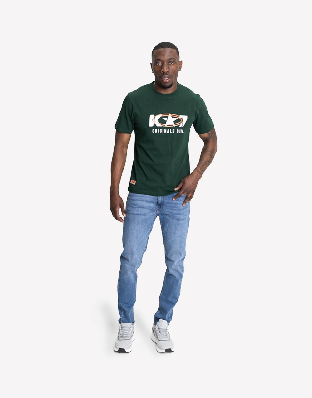 KLEVAS CM VADER TEE BOTTLE GREEN