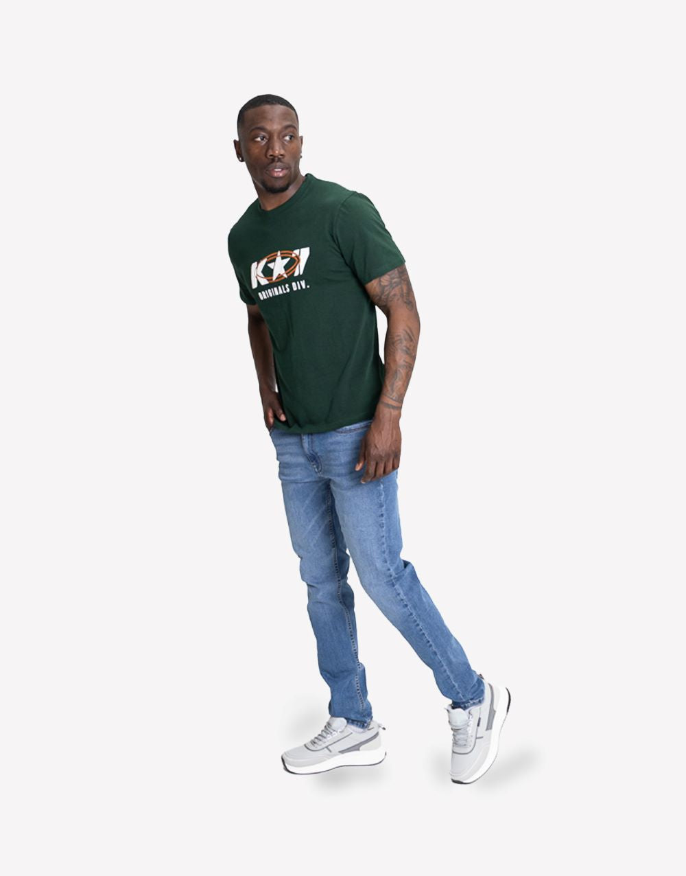 KLEVAS CM VADER TEE BOTTLE GREEN
