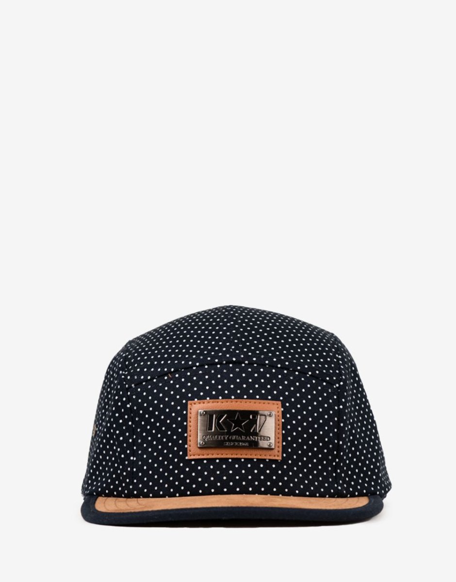 Klevas Roma Peak Cap Navy - Shazem - MENS HEADWEAR - KLEVAS