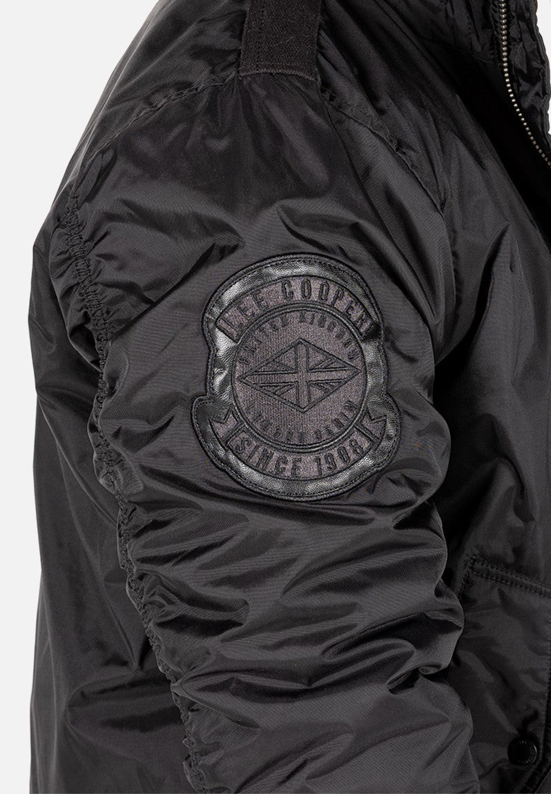 Lee Cooper Herschel Bomber Jacket Black - Shazem - MENS JACKETS - LEE COOPER