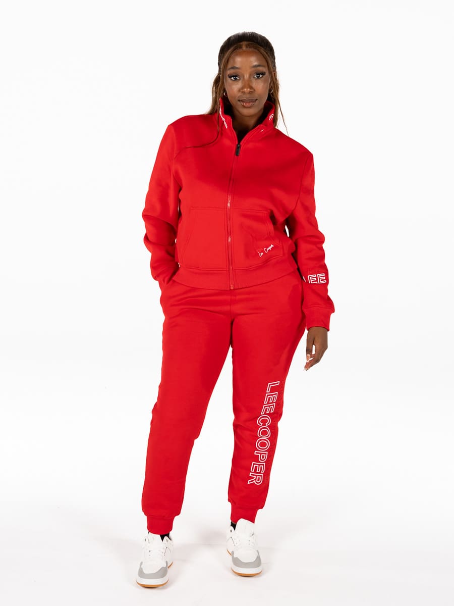 Lee Cooper Indlovukazi Top Red - Shazem - WOMENS TRACK JACKETS - LEE COOPER