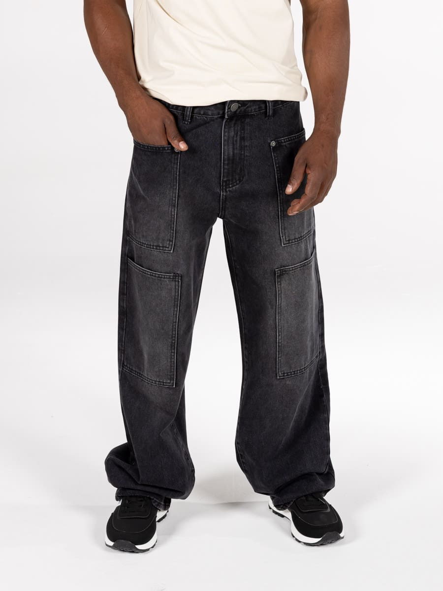Lee Cooper Jovan Jeans Black Wash - Shazem - MENS JEANS - LEE COOPER
