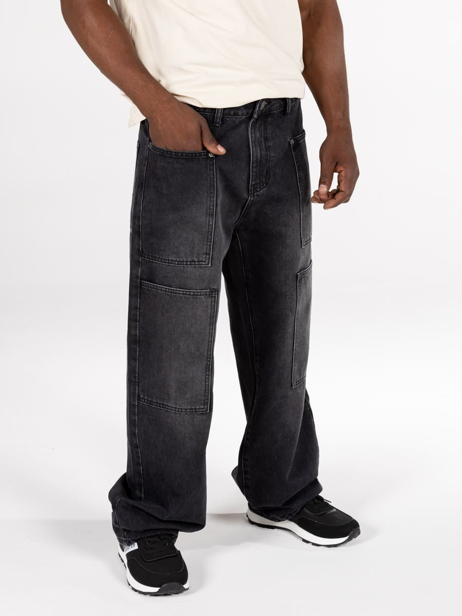 Lee Cooper Jovan Jeans Black Wash - Shazem - MENS JEANS - LEE COOPER