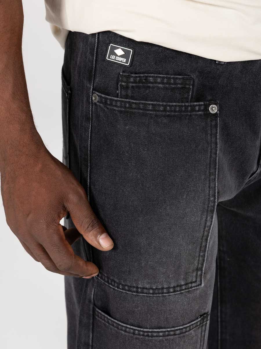 Lee Cooper Jovan Jeans Black Wash - Shazem - MENS JEANS - LEE COOPER