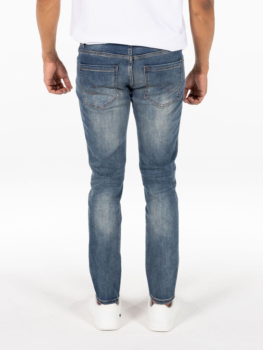 Lee Cooper Leopold Jeans Dirty Indigo Wash - Shazem - MENS JEANS - LEE COOPER