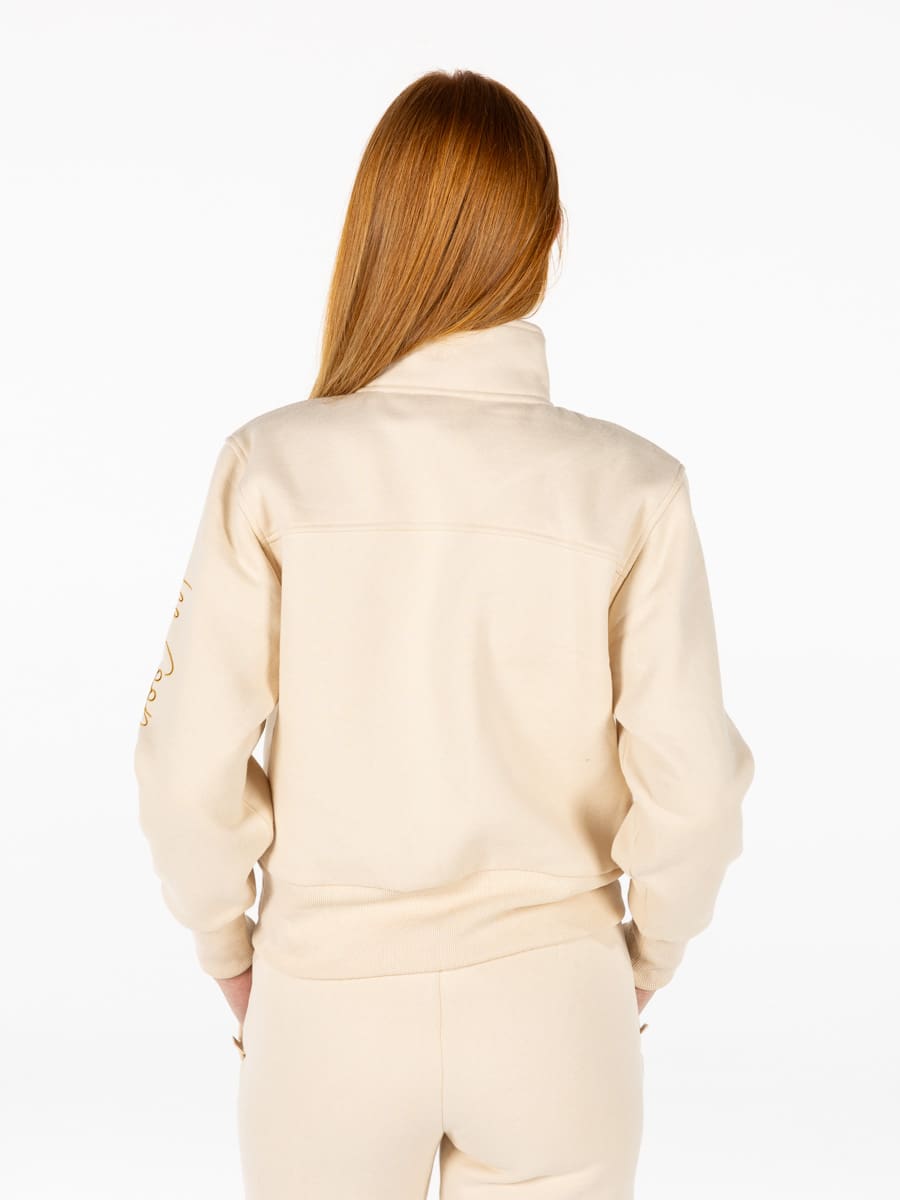 Lee Cooper Lisette Hoody Cream - Shazem - WOMENS HOODYS - LEE COOPER