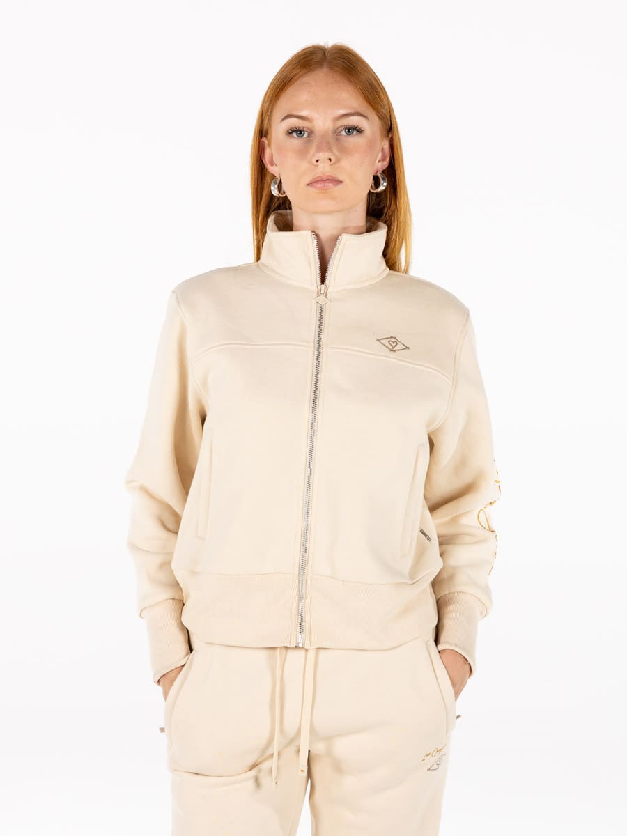 Lee Cooper Lisette Hoody Cream - Shazem - WOMENS HOODYS - LEE COOPER