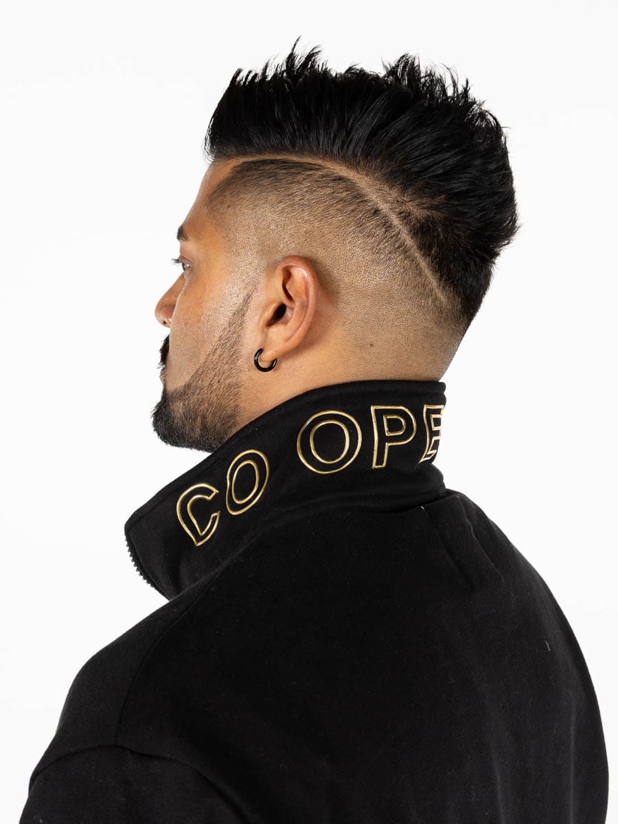 Lee Cooper Nkosi Top Black - Shazem - MENS TRACK JACKETS - LEE COOPER