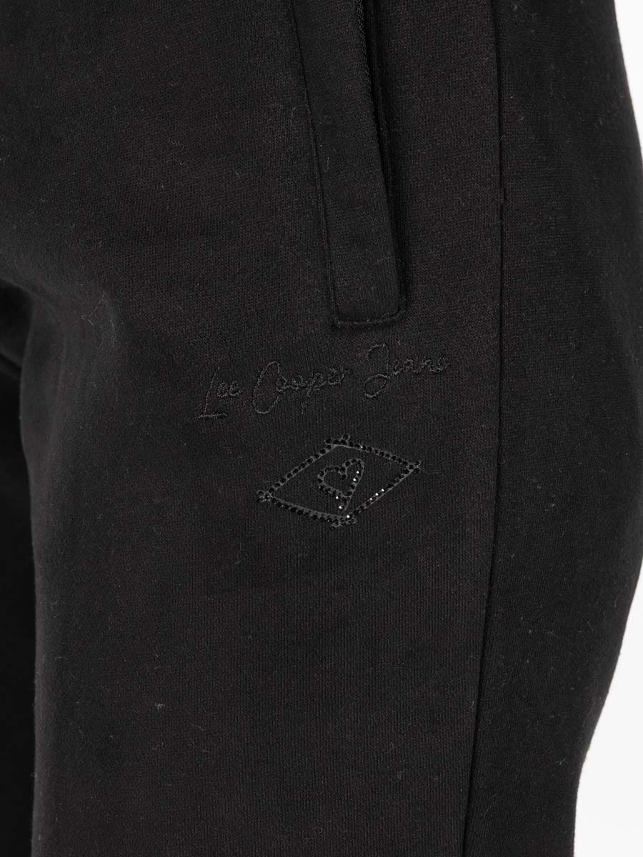 Lee Cooper Noelle Fleece Pants Black - Shazem - WOMENS TRACK PANTS - LEE COOPER