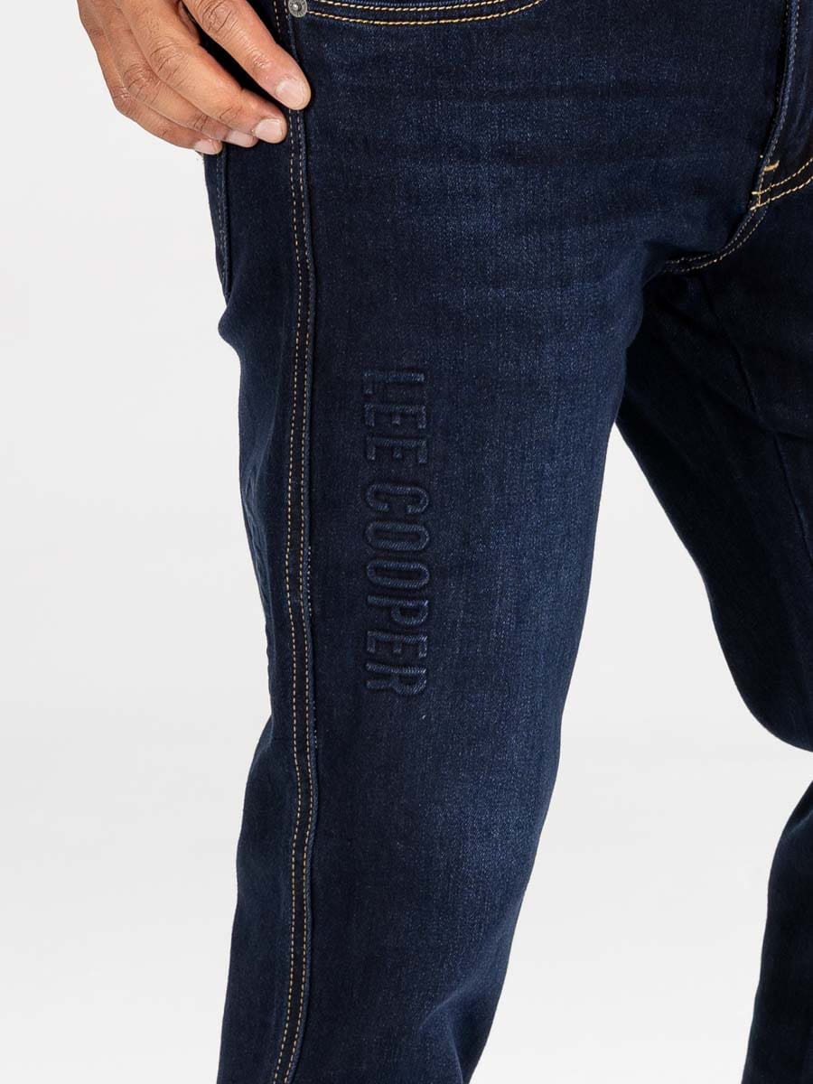 Lee Cooper Osric Jeans Blue/Black - Shazem - MENS JEANS - LEE COOPER