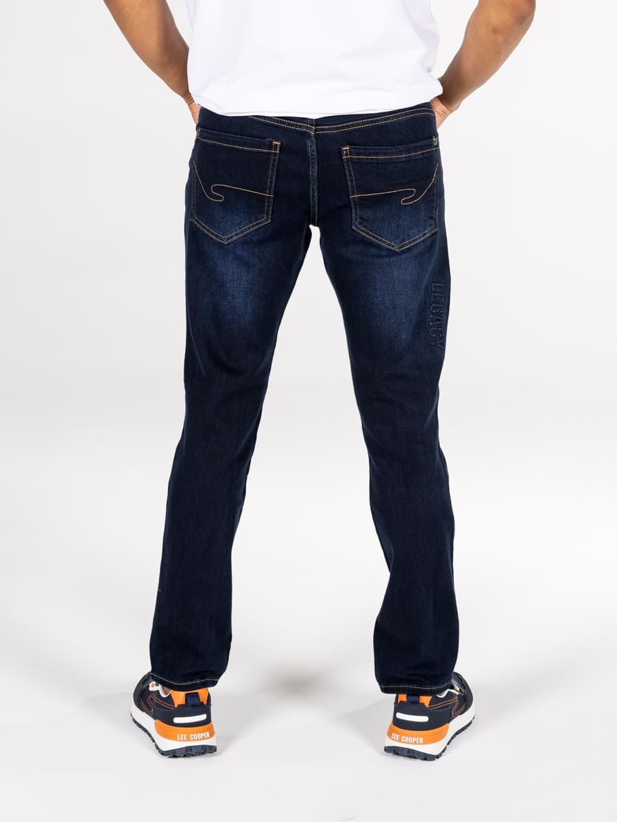 Lee Cooper Osric Jeans Blue/Black - Shazem - MENS JEANS - LEE COOPER