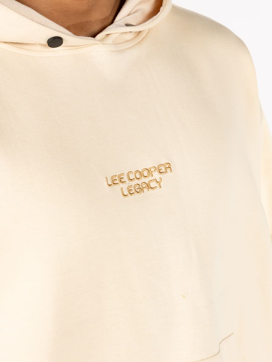 Lee Cooper Rainer Hoody Sand - Shazem - MENS HOODYS - LEE COOPER