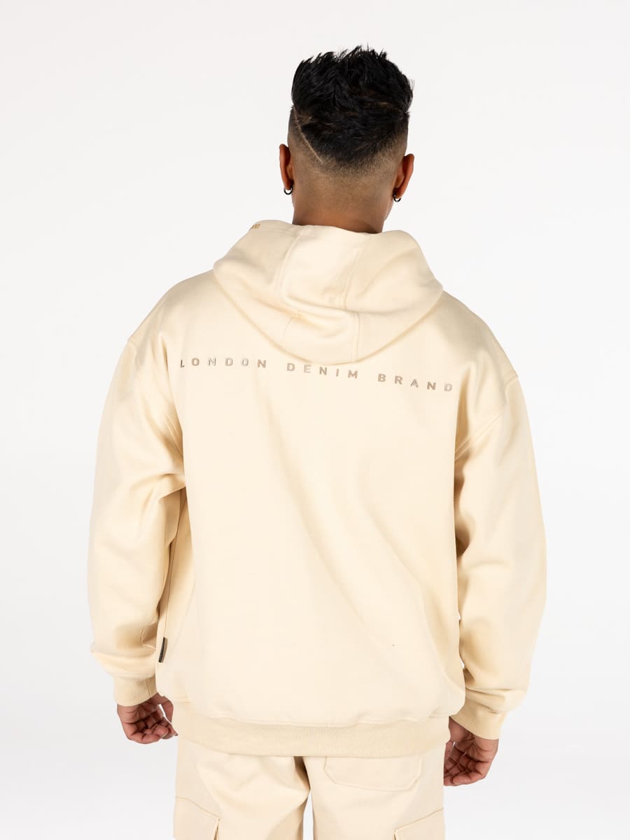 Lee Cooper Rainer Hoody Sand - Shazem - MENS HOODYS - LEE COOPER