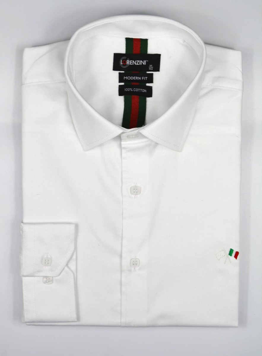 Lorenzini GL96/181 White - Shazem - MENS SHIRTS - LORENZINI