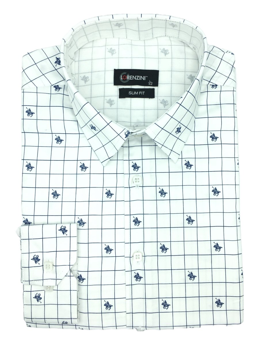 Lorenzini LO26/565 White - Shazem - MENS SHIRTS - LORENZINI