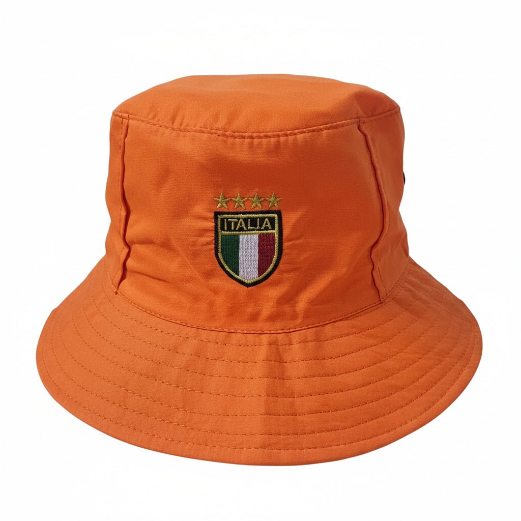 Navigare Floppy Moda orange men's headwear featuring a wide brim and stylish design, perfect for sun protection and fashion.