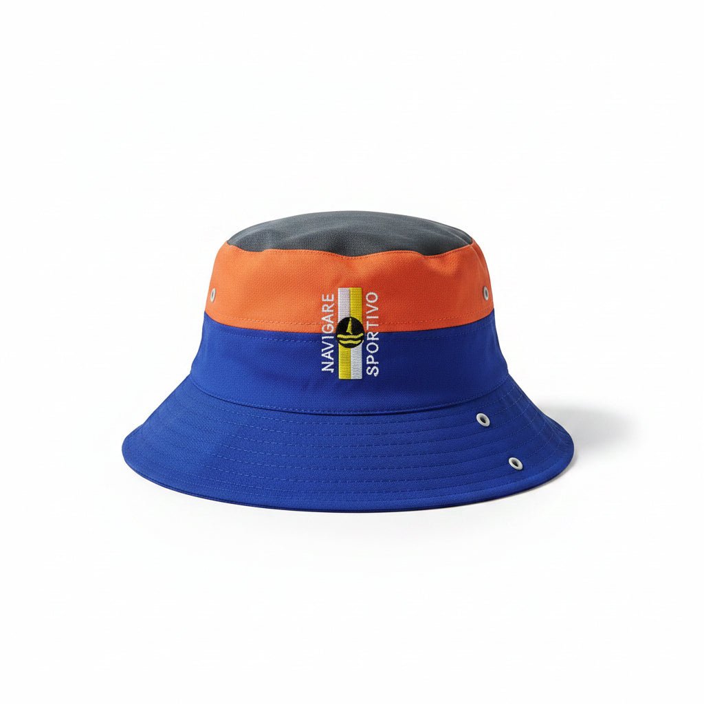 Navigare Floppy Sportivo 3 Tone men's headwear with wide brim and stylish design, featuring three-tone color pattern.