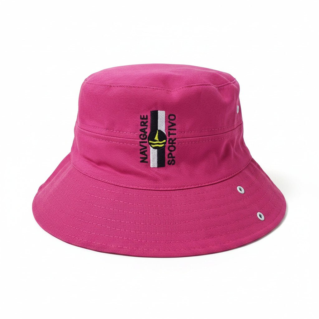 Navigare Floppy Sportivo Cerise men's headwear, bright pink floppy hat with wide brim, stylish and lightweight for casual wear.