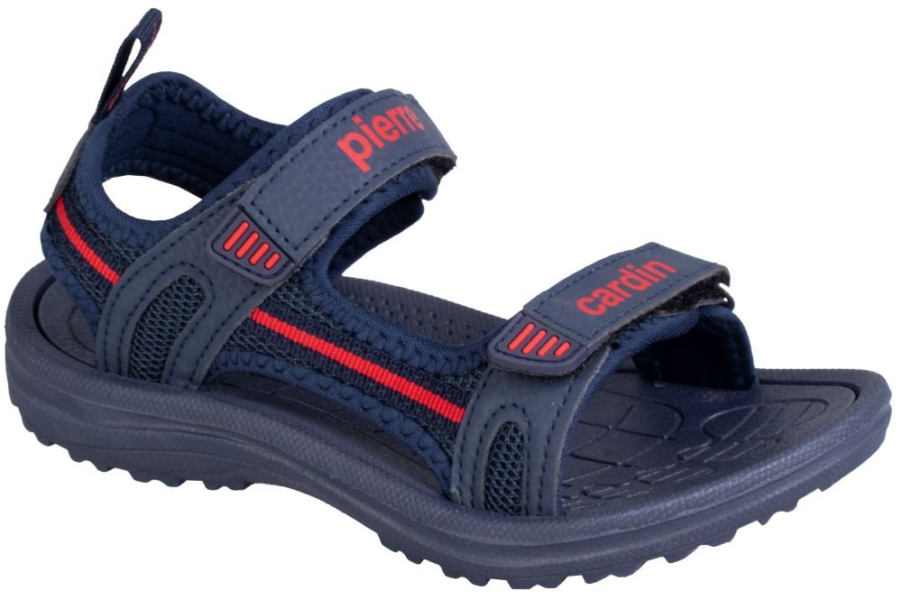 Pierre Cardin 00037 Navy/Red (Chase) - Shazem - KIDS SANDALS - PIERRE CARDIN