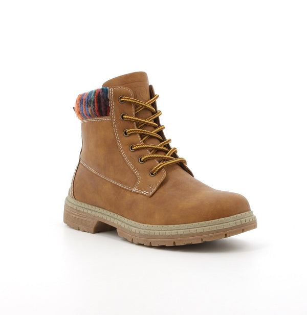 Pierre Cardin women's camel boots featuring a sleek design and stylish ankle-height silhouette.