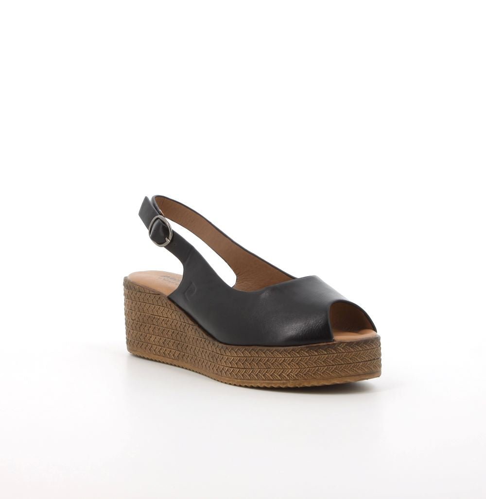 Pierre Cardin 10540 Black (Tawn) - Shazem - WOMENS SANDALS - PIERRE CARDIN
