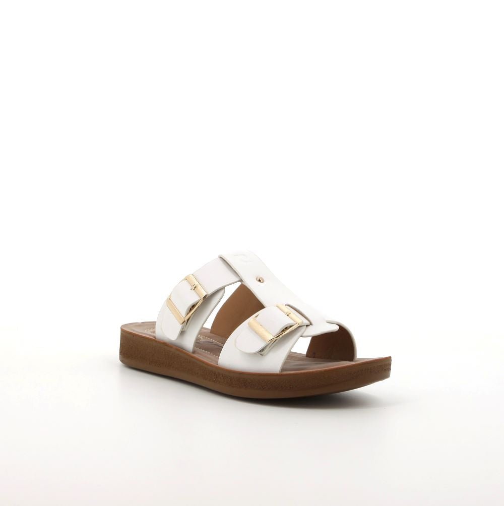 Pierre Cardin 10552 White (Senna) - Shazem - WOMENS SANDALS - PIERRE CARDIN