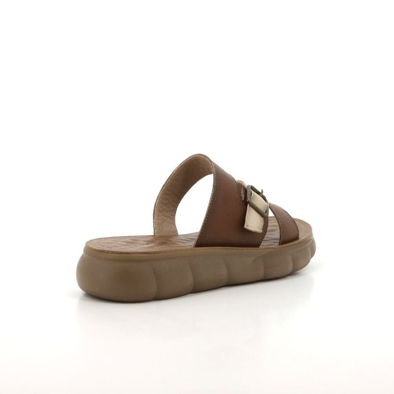 Pierre Cardin 10836 Brown Multi (Cara) - Shazem - WOMENS SANDALS - PIERRE CARDIN