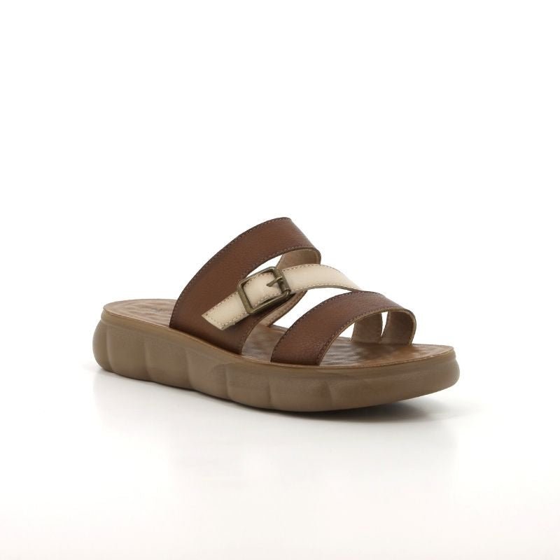 Pierre Cardin 10836 Brown Multi (Cara) - Shazem - WOMENS SANDALS - PIERRE CARDIN