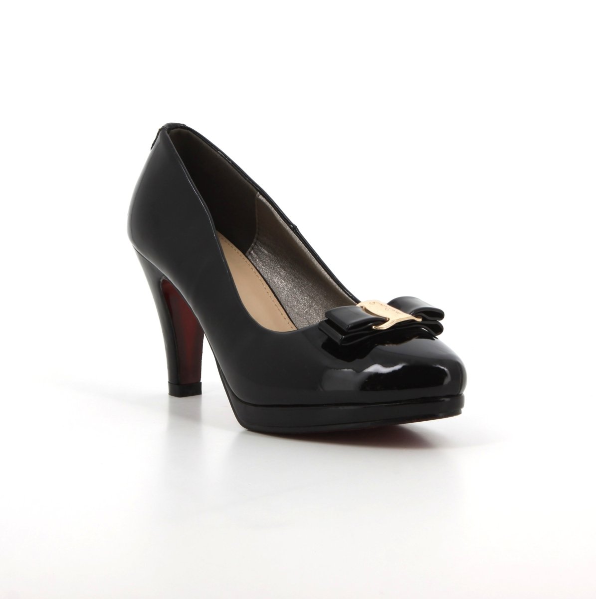 Pierre Cardin 9964 Black Patent Liane 2 - Shazem - WOMENS FORMAL - PIERRE CARDIN