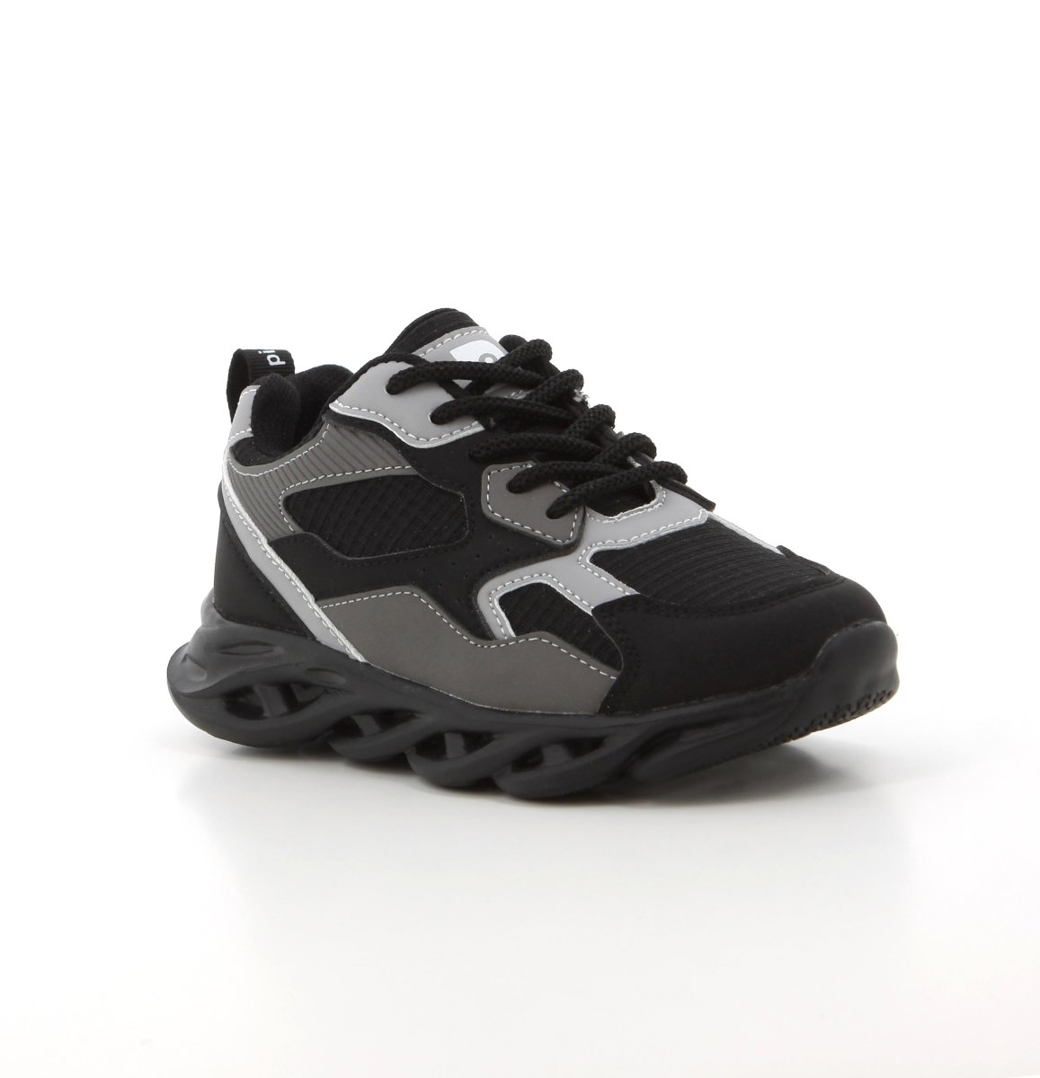 PIERRE CARDIN FB 00075 LACE UP BLACK MULTI (PHOENIX 2) - Shazem - KIDS SNEAKERS - PIERRE CARDIN