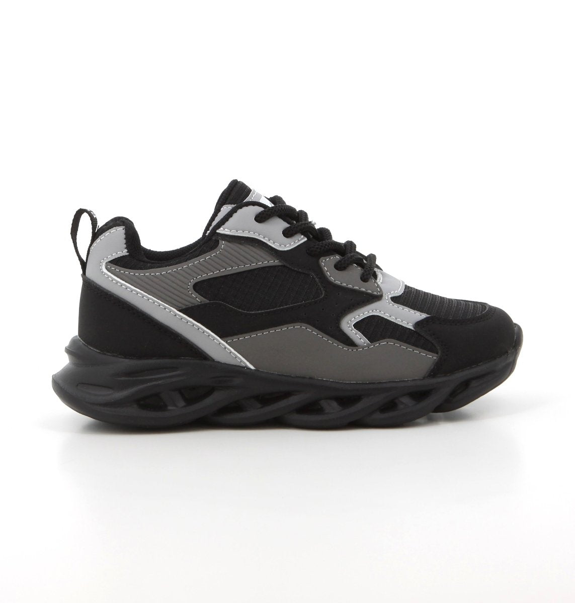 PIERRE CARDIN FB 00075 LACE UP BLACK MULTI (PHOENIX 2) - Shazem - KIDS SNEAKERS - PIERRE CARDIN
