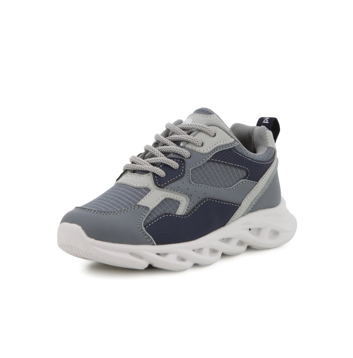 PIERRE CARDIN FB 00075 LACE UP BLUE MILTI (PHOENIX 2) - Shazem - KIDS SNEAKERS - PIERRE CARDIN