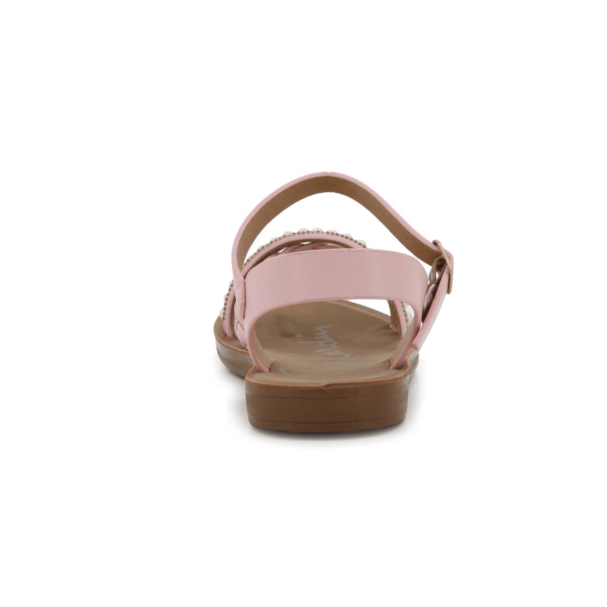 Pink Pierre Cardin Kids Amara sandals with strap design, featuring a comfortable and stylish look for children.