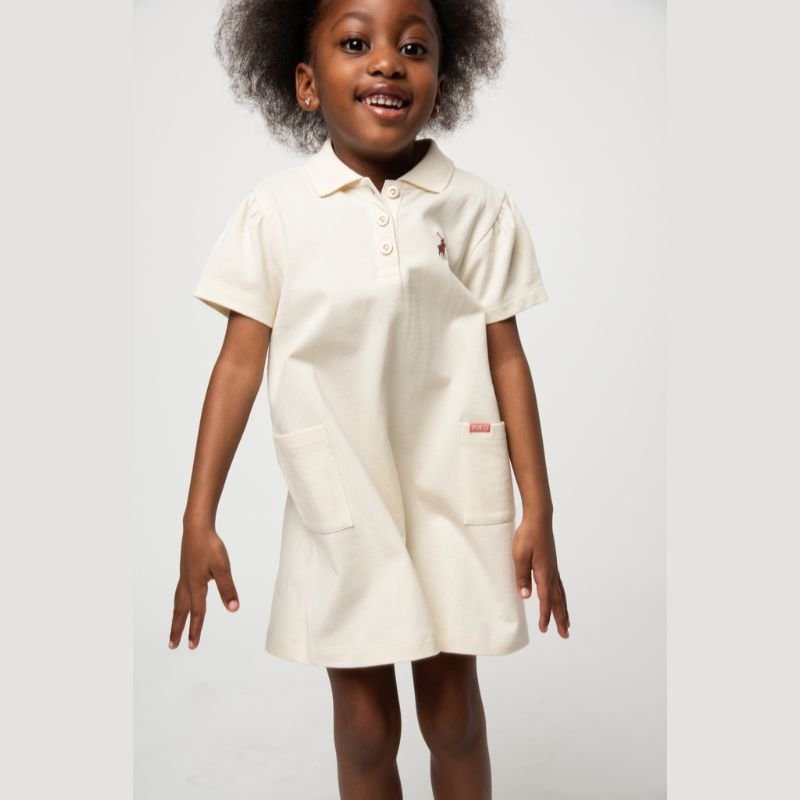 Polo Georgia Golfer Dress Sand - Shazem - KIDS GOLFER DRESS - POLO