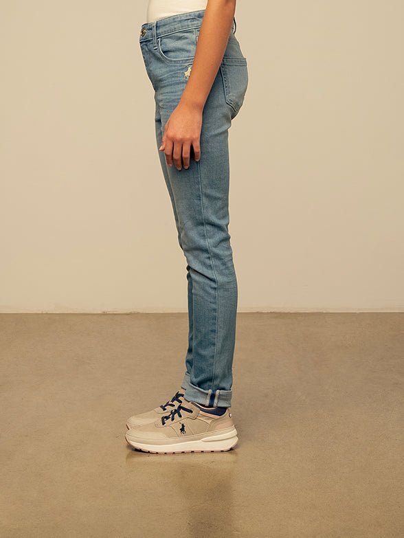 Polo Girls Mila Skinny Jean Light Wash - Shazem - KIDS JEANS - POLO