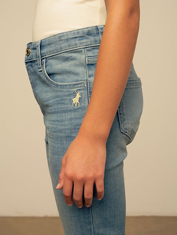 Polo Girls Mila Skinny Jean Light Wash - Shazem - KIDS JEANS - POLO