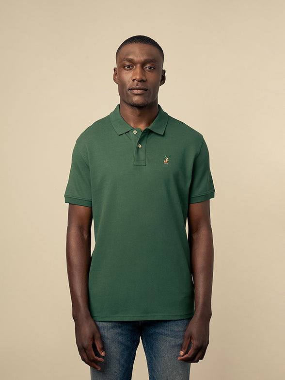 POLO CM ESSENTIAL PIQUE GOLFER GREEN - Shazem