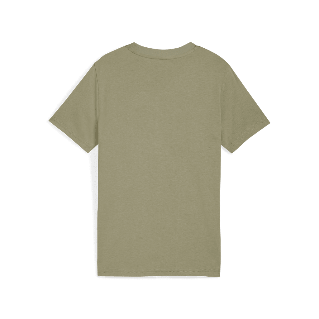 Puma Ess Cat Logo Tee Green - Shazem - KIDS T-SHIRTS - PUMA