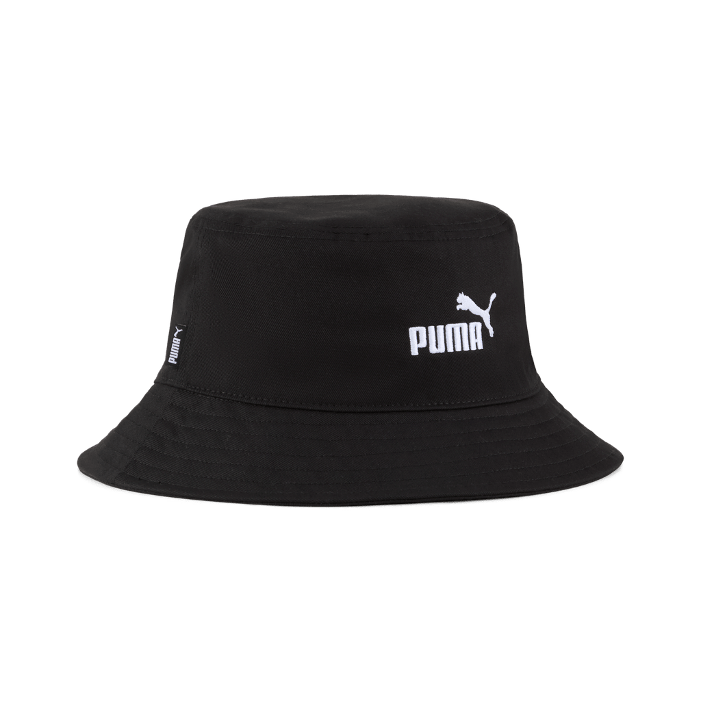 Puma ESS No.1 Logo Bucket Hat Black - Shazem - UNISEX HEADWEAR - PUMA