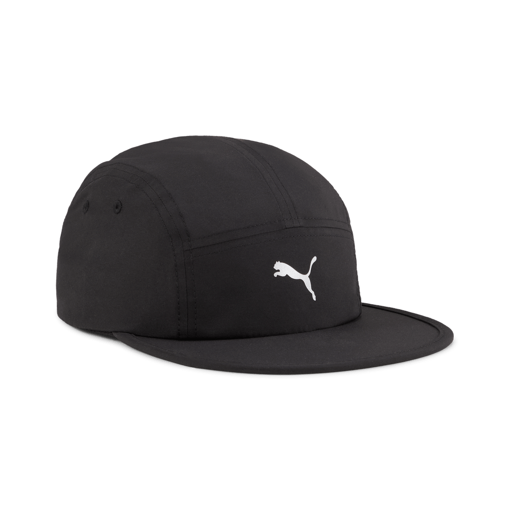 Puma ESS Running 5 Panel Cap Black - Shazem - UNISEX HEADWEAR - PUMA
