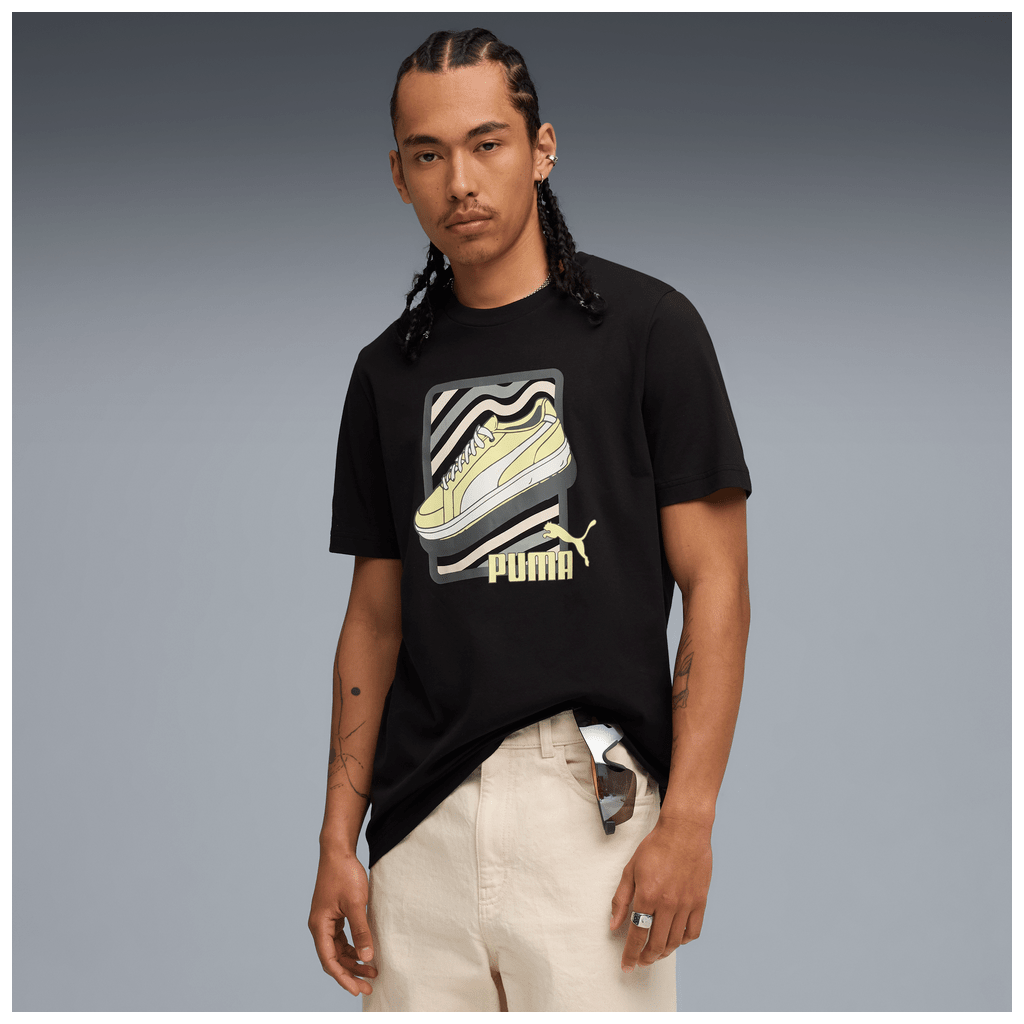 Puma Graphic Sneaker Tee Black - Shazem - MENS T-SHIRTS - PUMA