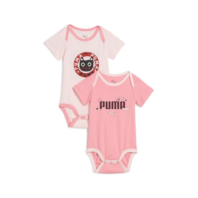 PUMA CI MINICATS NEWBORN 2PK GRAPHHIC BODYSUIT 689736-27 - Shazem