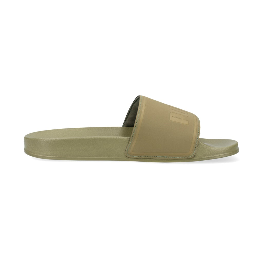 Puma Poolcat Slide Focus Olive - Shazem - MENS SANDALS - PUMA