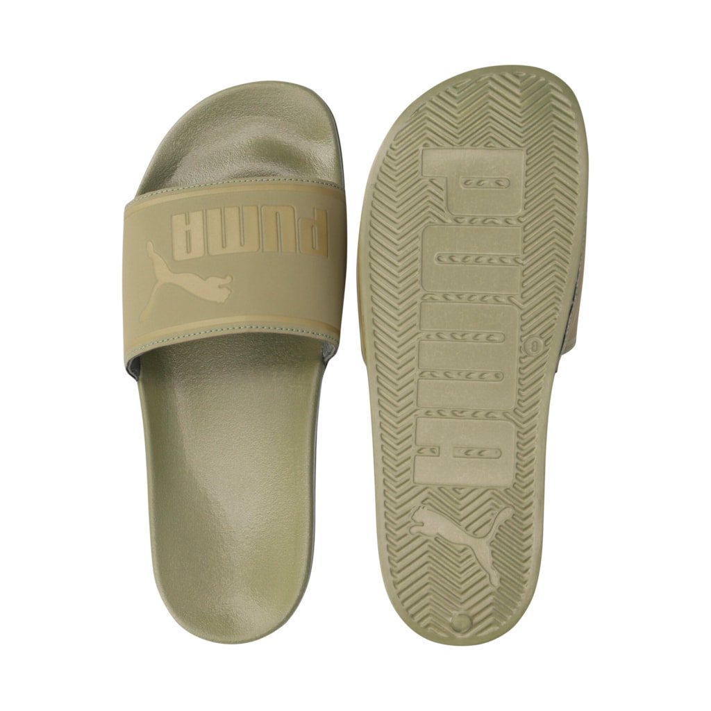 Puma Poolcat Slide Focus Olive - Shazem - MENS SANDALS - PUMA