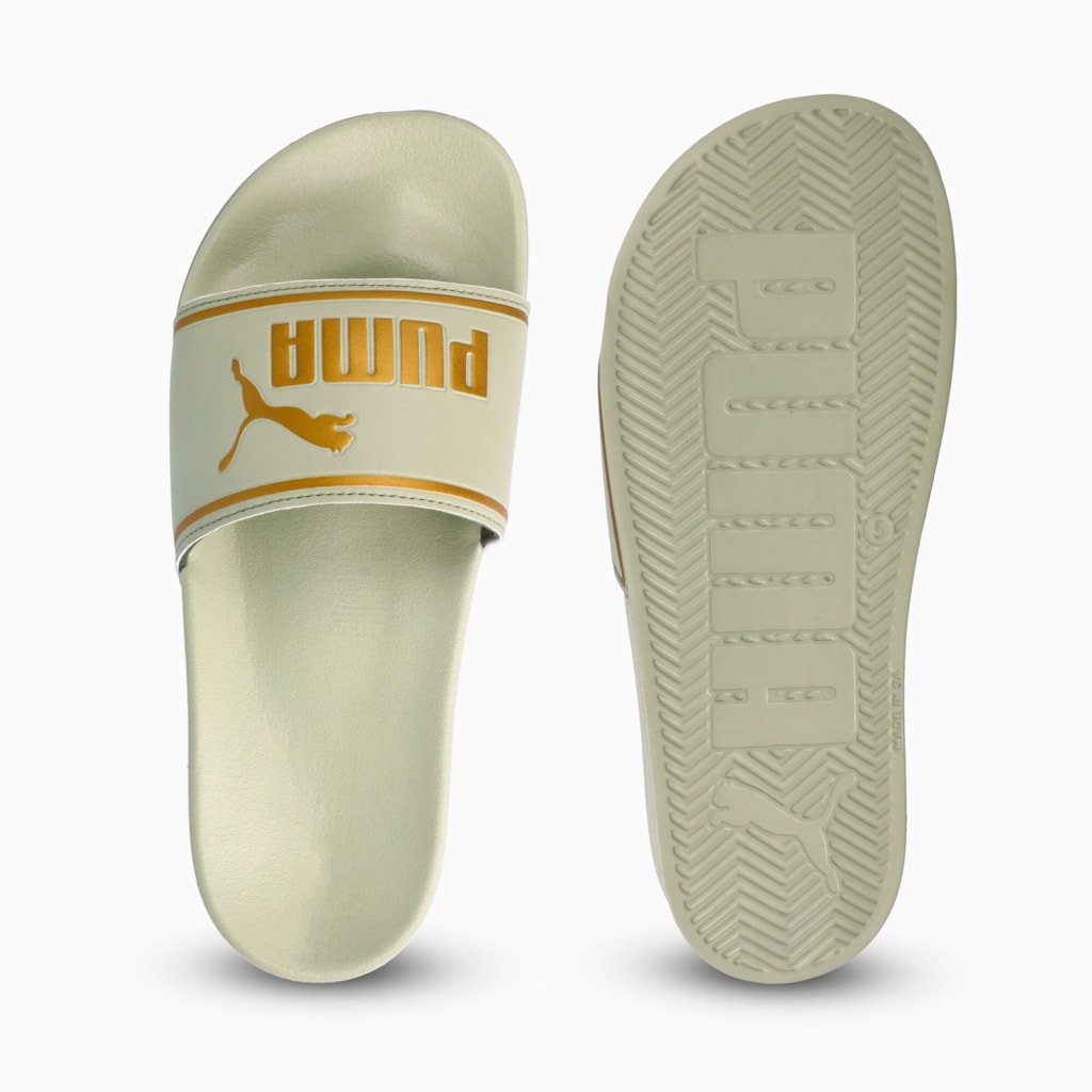 Puma Poolcat Slide Green - Shazem - WOMENS SANDALS - PUMA