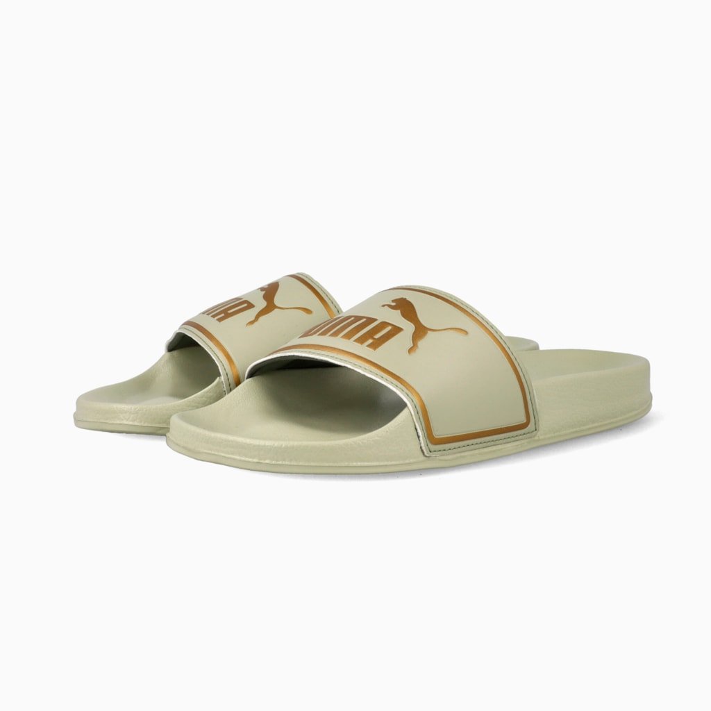 Puma Poolcat Slide Green - Shazem - WOMENS SANDALS - PUMA